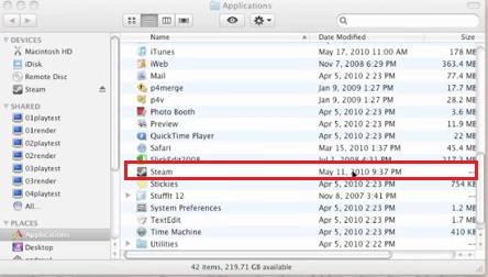 Steam App Folder Mac